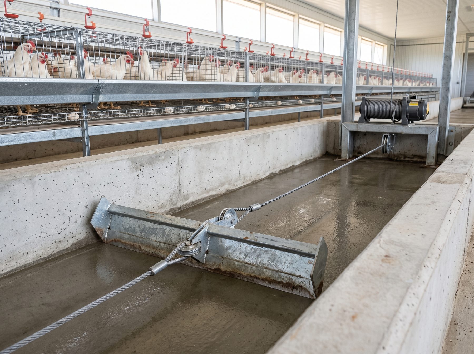 Scraper Manure Removal